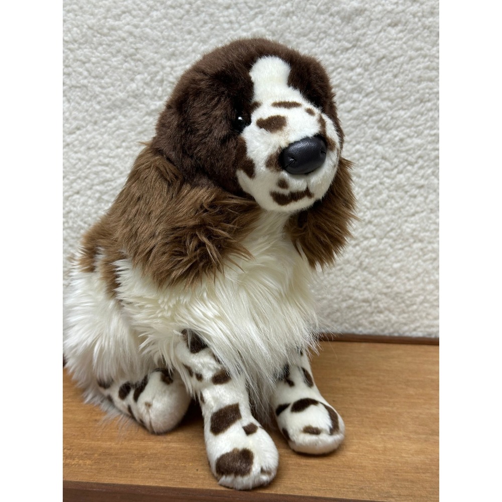 Bass Pro Shops Plush English Springer Spaniel Dog Brown White Spotted 12 Inch